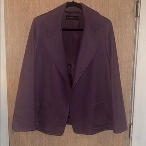 Dana Buchman Purple Wool Jacket/ Size 12